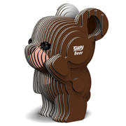 Eugy Eugy 3D Paper Model - Brown Bear