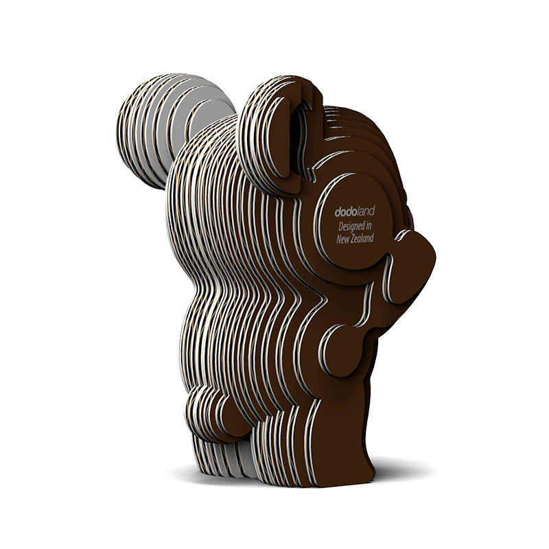 Eugy Eugy 3D Paper Model - Brown Bear