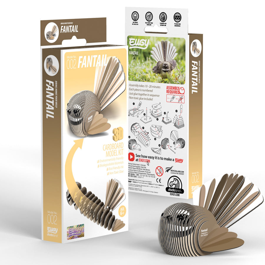 Eugy Eugy 3D Paper Model - Fantail