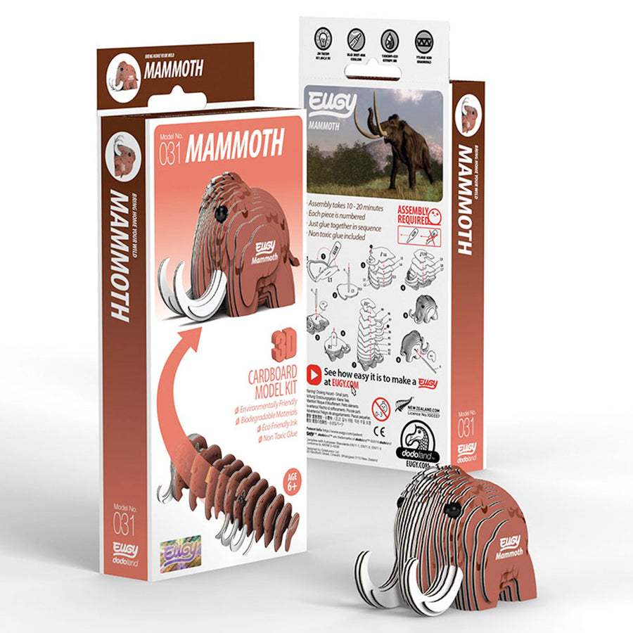 Eugy Eugy 3D Paper Model - Mammoth