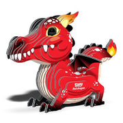 Eugy Eugy 3D Paper Model - Red Dragon