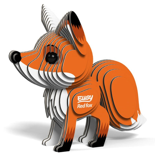 Eugy Eugy 3D Paper Model - Red Fox