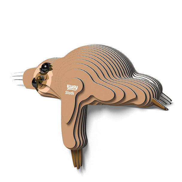 Eugy Eugy 3D Paper Model - Sloth