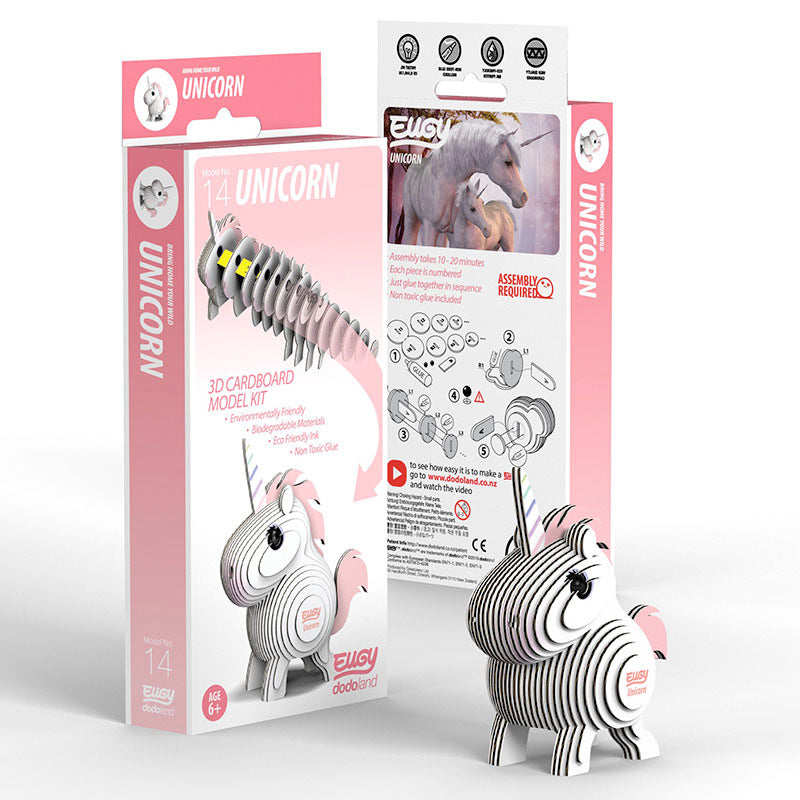 Eugy Eugy 3D Paper Model - Unicorn