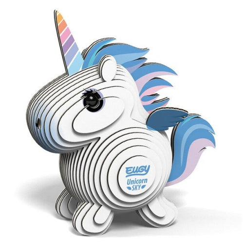 Eugy Eugy 3D Paper Model - Unicorn Sky