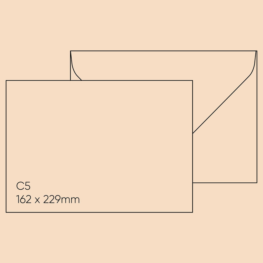 Gmund C5 Envelope (162 x 229mm) - Gmund Colors Matt 'Nude', Single
