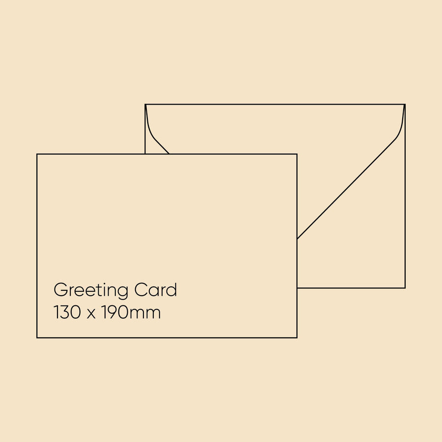 Gmund Greeting Card Envelope (130 x 190mm) - Gmund Colors Matt 'Almond', Single