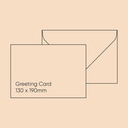 Gmund Greeting Card Envelope (130 x 190mm) - Gmund Colors Matt 'Nude', Single