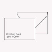 Gmund Greeting Card Envelope (130 x 190mm) - Gmund Colors Matt 'Porcelain', Single