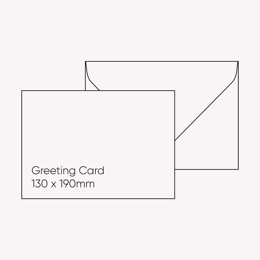 Gmund Greeting Card Envelope (130 x 190mm) - Gmund Colors Matt 'Porcelain', Single