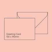 Gmund Greeting Card Envelope (130 x 190mm) - Gmund Colors Matt 'Rosa', Single