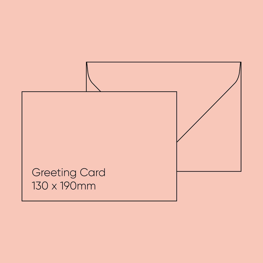 Gmund Greeting Card Envelope (130 x 190mm) - Gmund Colors Matt 'Rosa', Single