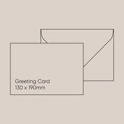 Gmund Greeting Card Envelope (130 x 190mm) - Gmund Colors Matt 'Stone', Single