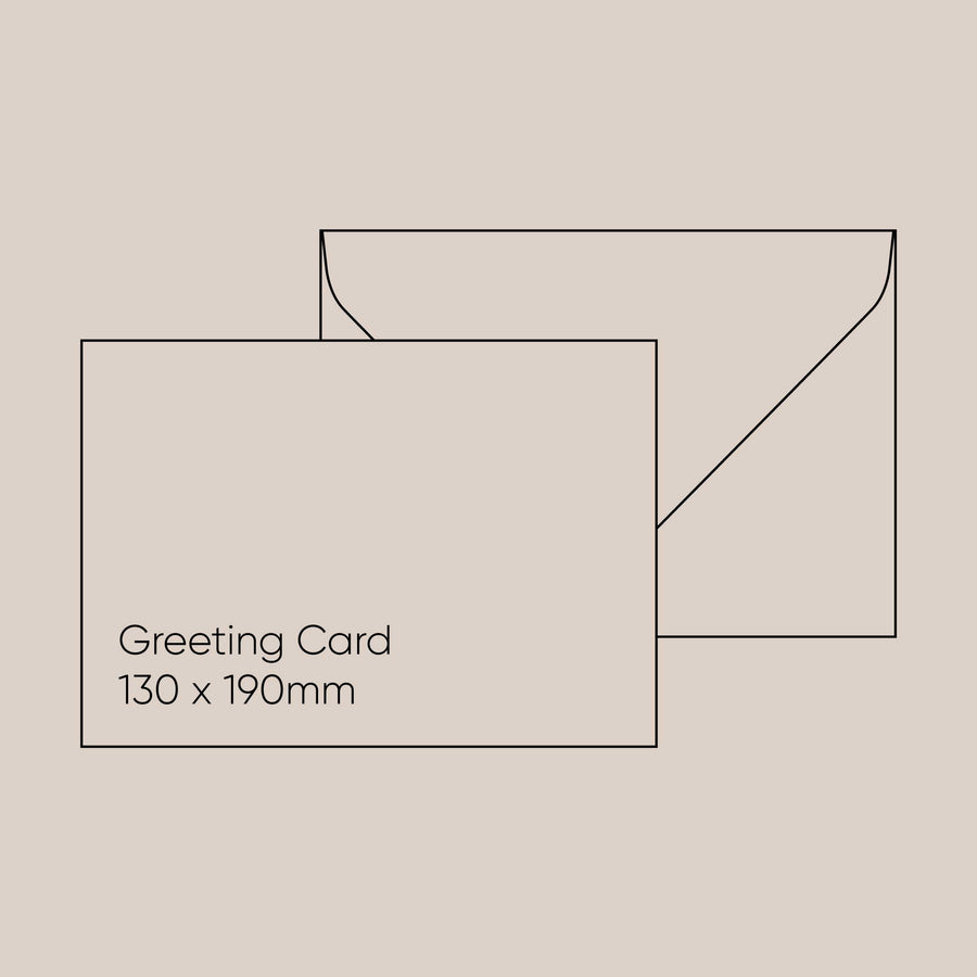 Gmund Greeting Card Envelope (130 x 190mm) - Gmund Colors Matt 'Stone', Single