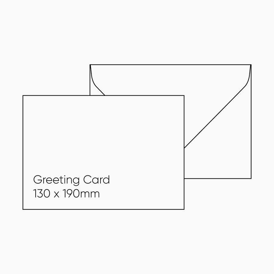 Gmund Greeting Card Envelope (130 x 190mm) - Gmund Colors Matt 'Winter White', Single