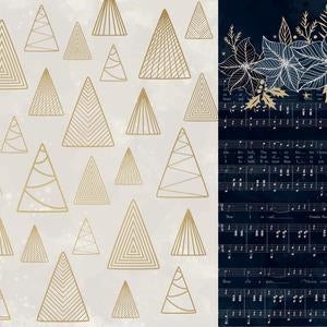 Kaisercraft A4 (210x297mm) Christmas Paper - Starry Night Glowing