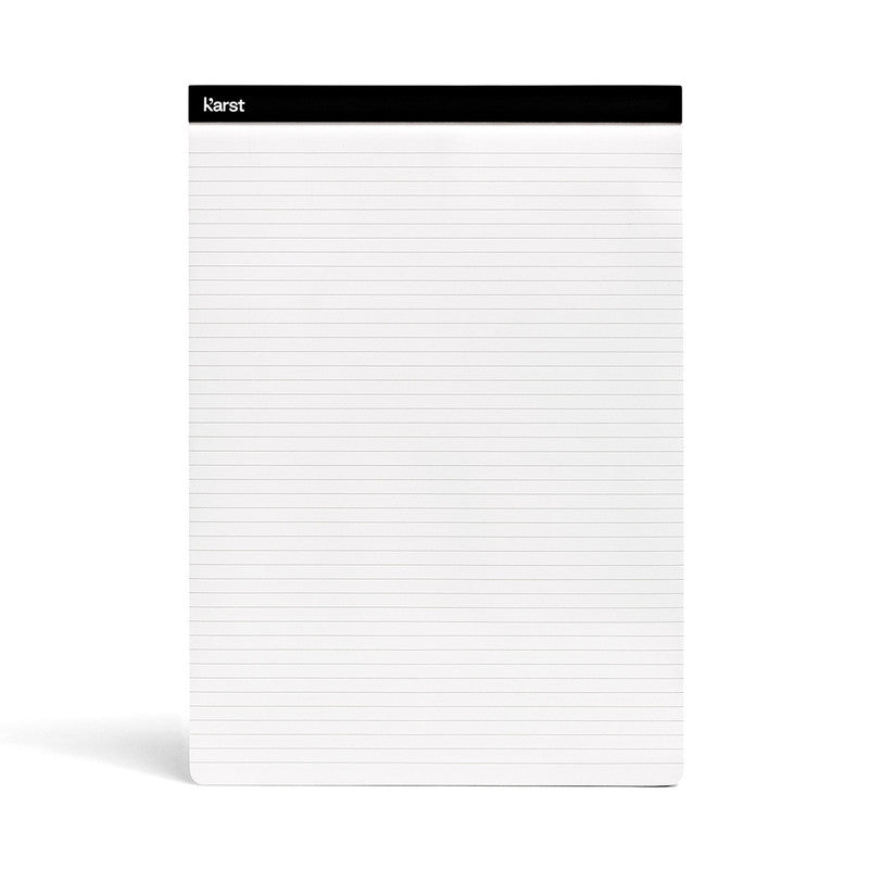 Karst Stone Paper Karst Notepad - Ruled, A4, Black