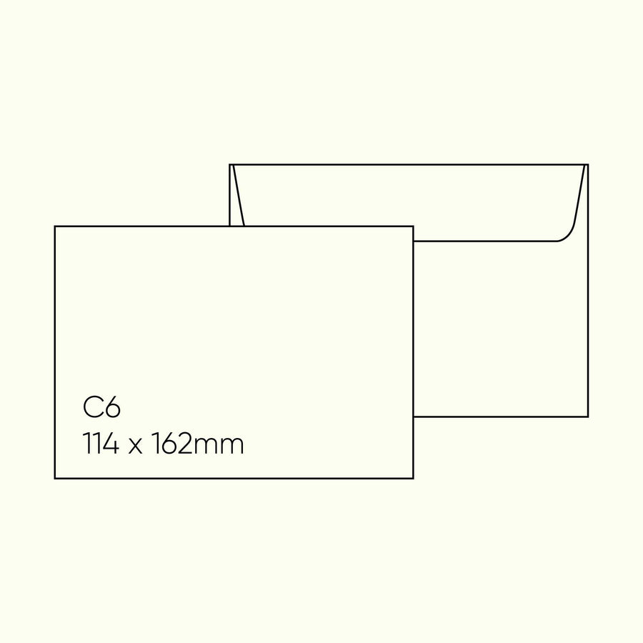 Knight Smooth Paper C6 Envelope (114x162mm) - Knight Smooth Cream, Pack of 10 – Paperpoint