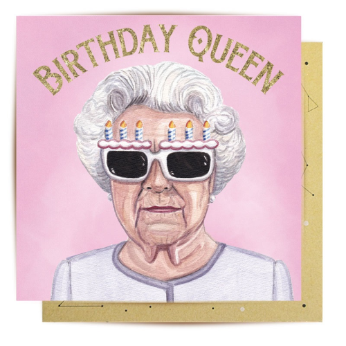 La La Land La La Land Greeting Card - Birthday Queen