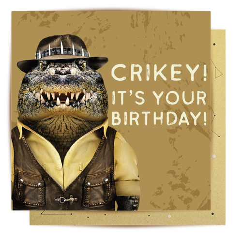 La La Land La La Land Greeting Card - Crikey Croc