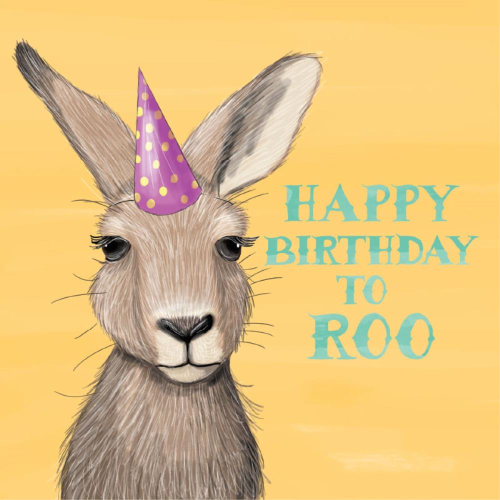 La La Land La La Land Greeting Card - Happy Birthday To Roo