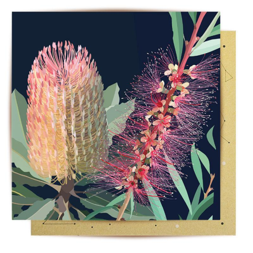 La La Land La La Land Greeting Card - Lovely Grevillia