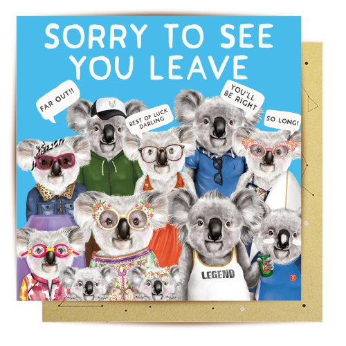 La La Land La La Land Greeting Card - Sorry to See You Leave