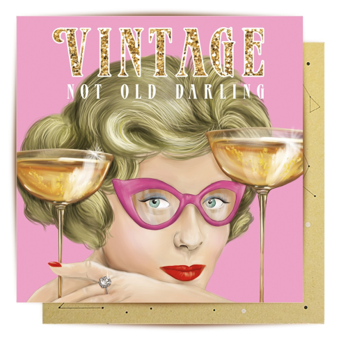 La La Land La La Land Greeting Card - Vintage Not Old