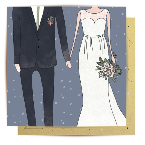 La La Land La La Land Greeting Card - Wedding Couple