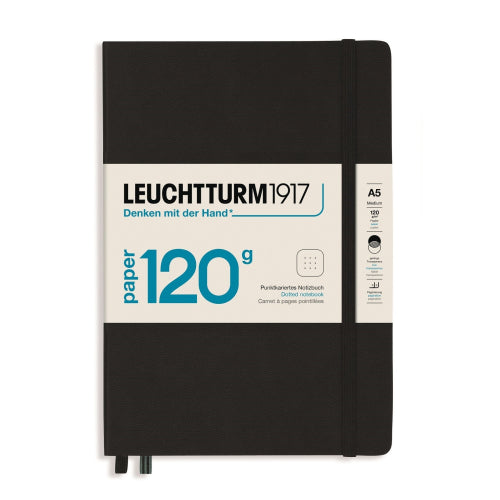 Leuchtturm1917 Leuchtturm1917 120g Edition Notebook - Dotted, A5, Black