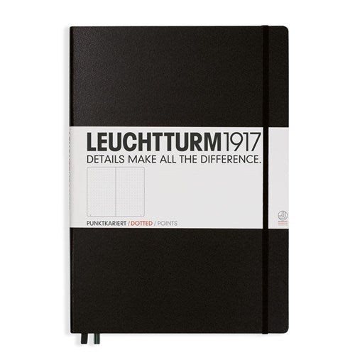 Leuchtturm1917 Leuchtturm1917 Notebook - Dotted, A4+, Black