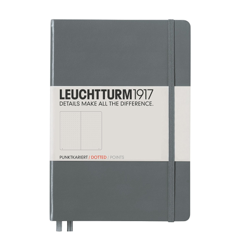 Leuchtturm1917 Leuchtturm1917 Notebook - Dotted, A5, Anthracite