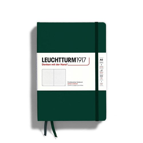 Leuchtturm1917 Leuchtturm1917 Notebook - Dotted, A5, Forest Green