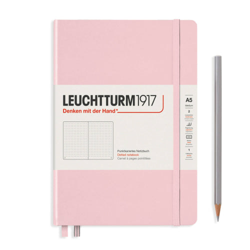 Leuchtturm1917 Leuchtturm1917 Notebook - Dotted, A5, Powder Pink