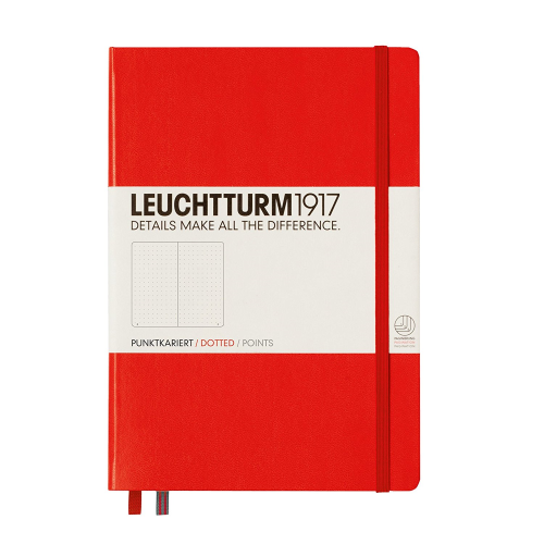 Leuchtturm1917 Leuchtturm1917 Notebook - Dotted, A5, Red