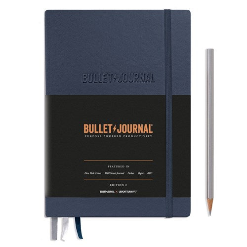 Leuchtturm1917 Leuchtturm1917 Notebook - Dotted Bullet Journal Edition 2, A5, Navy