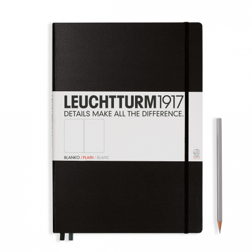 Leuchtturm1917 Leuchtturm1917 Notebook - Plain, A4+, Black