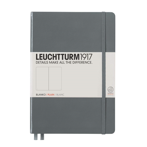 Leuchtturm1917 Leuchtturm1917 Notebook - Plain, A5, Anthracite