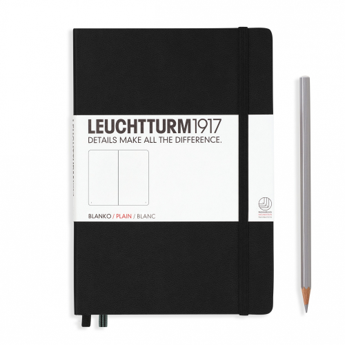 Leuchtturm1917 Leuchtturm1917 Notebook - Plain, A5, Black