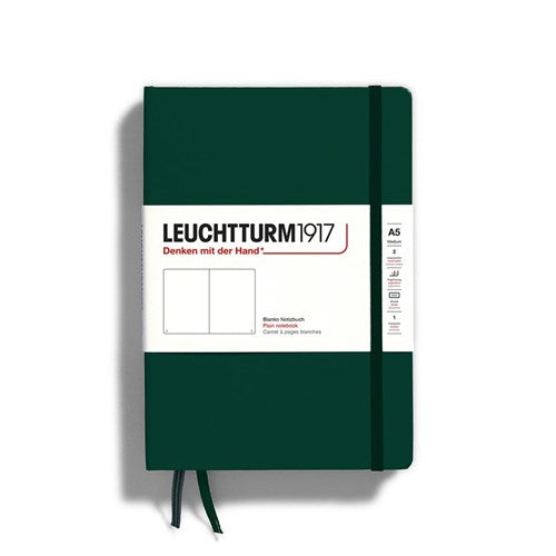 Leuchtturm1917 Leuchtturm1917 Notebook - Plain, A5, Forest Green