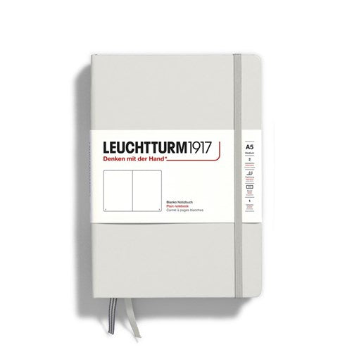 Leuchtturm1917 Leuchtturm1917 Notebook - Plain, A5, Light Grey