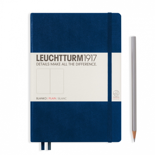 Leuchtturm1917 Leuchtturm1917 Notebook - Plain, A5, Navy