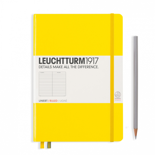 Leuchtturm1917 Leuchtturm1917 Notebook - Ruled, A5, Lemon