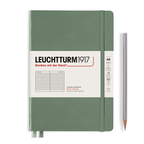 Leuchtturm1917 Leuchtturm1917 Notebook - Ruled, A5, Olive