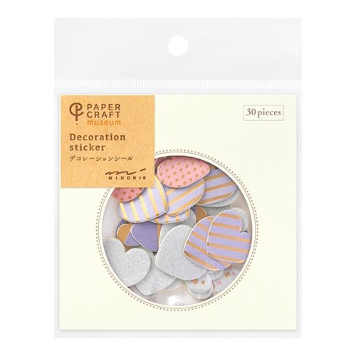 Midori Midori Decoration Stickers - Hearts