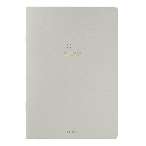 Midori Midori MD Colour Notebook - A5, Grey, Dot Grid