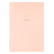 Midori Midori MD Colour Notebook - A5, Pink, Dot Grid