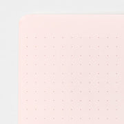 Midori Midori MD Colour Notebook - A5, Pink, Dot Grid