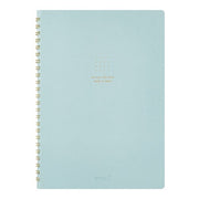 Midori Midori MD Colour Ring Notebook - A5 Blue, Dot Grid