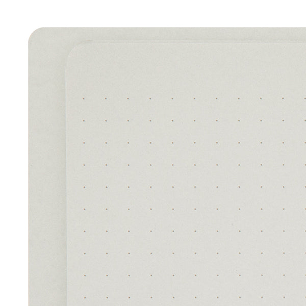 Midori Midori MD Colour Ring Notebook - A5, Grey, Dot Grid